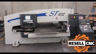 2007 StrippitLVD ST1212 CNC Turret Punch Press [upl. by Sanfourd]