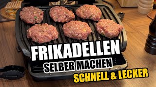 Frikadellen selber machen im Tefal OptiGrill [upl. by Sissy342]