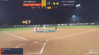 Cedar Falls Tigers vs CR Jefferson 20240701 [upl. by Sivraj]