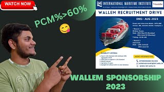 Wallem DNS Sponsorship 2023  How to apply  Eligibility Criteria  MarineR Sk [upl. by Orecic101]