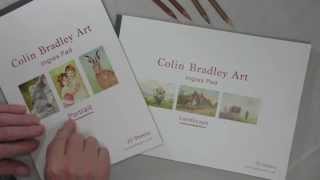 Fabriano Ingres Pastel Paper Pads  25 Sheets  Colin Bradley [upl. by Hillyer]