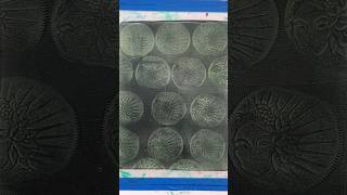 Gel Printing with 2 BottleCaps for a Pattern shorts gelprinting [upl. by Portwine181]