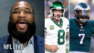 NFL LIVE  Marcus Spears STRONGs react to Aaron RodgersHaason Reddick skip Jets mandatory minicamp [upl. by Irual163]