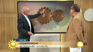 Väderspecial  så funkar låst högtrycksläge  Nyhetsmorgon TV4 [upl. by Leiad]