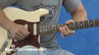 Am Pentatonic Blues Guitar Licks [upl. by Trudey]