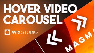 Hover Video Carousel in Wix Studio [upl. by Tihor]