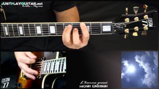 NOIR DESIR  Lhomme pressé  How to play part 12  guitar cover [upl. by Ellinad]