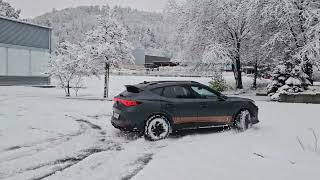 Cupra Formentor VZ5 Snowdrift Snowfun with the Cupra Formentor [upl. by Trueman]