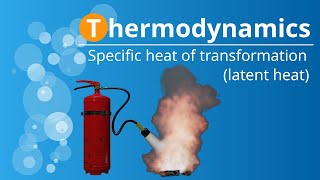 Specific latent heat of transformation vaporization melting condensation freezing [upl. by Reisman]