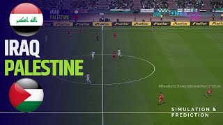 العراق ضد فلسطين  تصفيات آسيا لكأس العالم 2026  محاكاة كرة القدم الإلكترونية [upl. by Tallbot]