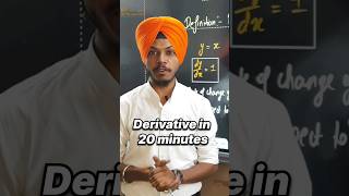 Derivative in 20 minutes Revision M1 maths derivatives k2institute [upl. by Aneem]