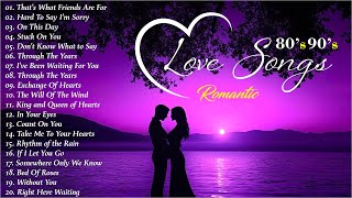 Top 20 Romantic Love Songs of All Time 💕Greatest Romantic Songs Ever  70s 80s 90s Love Ballads [upl. by Snapp]