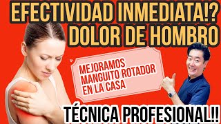 ¡Adiós al dolor de hombro “Manguito rotador” ¡Ejercicios y estiramientos para practicar en casa [upl. by Glynis]