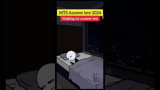 Ssc mts answer key  mts answer key kab aayegi mts sscmts2024 [upl. by Revlys]