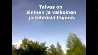 Taivas on sininen ja valkoinen Finnish Folk Song [upl. by Aneeuq]