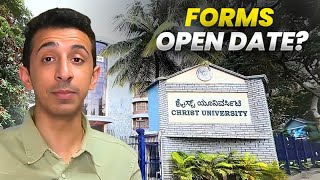 When will Christ University open its Application Forms for 2025 [upl. by Buffo]