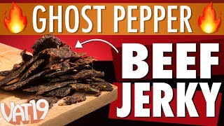 Ghost Pepper Beef Jerky Spicy amp Savory [upl. by Ellison]