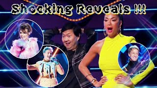 Top 10 Most SHOCKING REVEALS On The Masked Singer [upl. by Torrell]