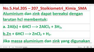 Aluminium dan zink dapat bereaksi dengan larutan hcl membentuk a 2Als  6HCl  2AlCl3  3H2 [upl. by Gauthier334]