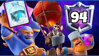 Top 90 with Lumberloon FreeZe🥶 Deck  Clash Royale [upl. by Morgenthaler722]