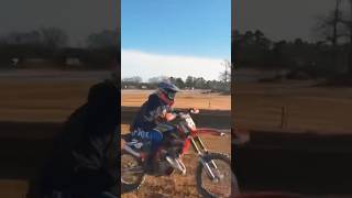 Cboys said it best ktm 250 VS 450 dirtbike dragrace dirttrackracing buscobeach [upl. by Kerek217]