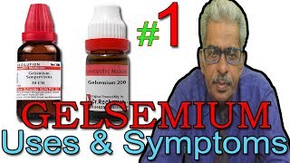 Gelsemium in Hindi Part 1  Uses amp Symptoms in Homeopathy by Dr P S Tiwari [upl. by Lucy]