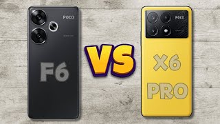 POCO F6 VS POCO X6 PRO  FULL COMPARISON 🔥 [upl. by Ahseyd695]