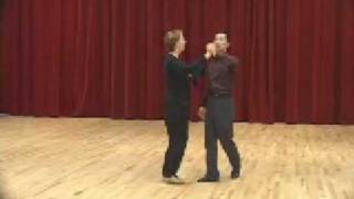 Beginner Social Foxtrot  Basic Step Ballroom Dance Lesson [upl. by Yacov]