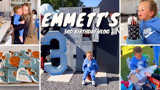 Emmetts 3RD birthday vlog birthdayparty 3rdbirthday family [upl. by Eirod]