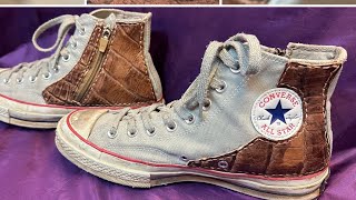 Converse Shoes Restore and Upgrade [upl. by Norred]