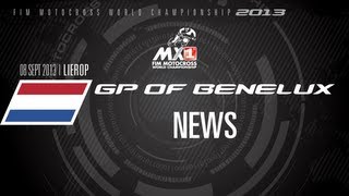 MXGP of Benelux 2013  NEWS  Lierop  Motocross [upl. by Cristabel]