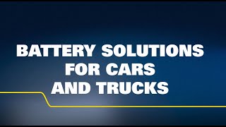 VARTA  Battery Solutions for Cars amp Trucks [upl. by Attenor]