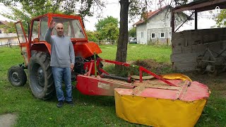 postavljanje rotacione kosačice na traktor  Ursus c 335 [upl. by Vi]