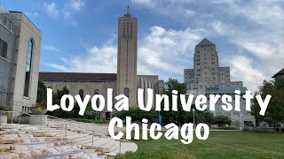 Loyola University Chicago Campus Walk Late September 2021 [upl. by Ecilahs]