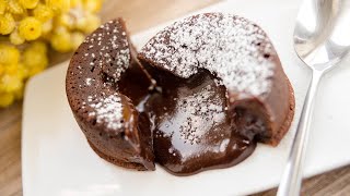 ШОКОЛАДНЫЙ ФОНДАН  французский десерт Fondant au Chocolat  простой рецепт [upl. by Eymaj]