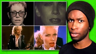 Watching EURYTHMICS Music Videos EP 3 [upl. by Enobe]