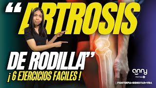 Artrosis de Rodilla 😣  Rutina de Ejercicios para Mejorar Movilidad y Fuerza 💥artrosis rodilla [upl. by Lorelle]