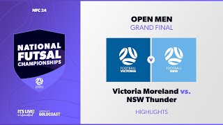 NFC24  Open Men Grand Final  Victoria Moreland vs NSW Thunder Highlights [upl. by Hogan]