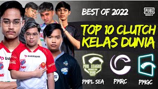 TOP 10 CLUTCH KELAS DUNIA 🔥🔥 Pro Player PUBG Mobile Indonesia  PMGC PMRC PMPL SEA  indopride [upl. by Blithe]