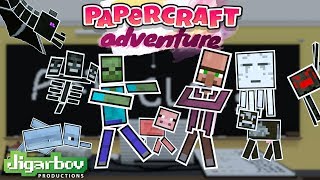 Papercraft Adventure  Minecraft Marketplace Trailer [upl. by Nelan]