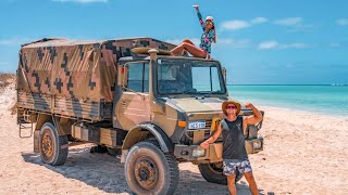 EXARMY UNIMOG ADVENTURES  Beach Camping amp Crayfish Diving on Ningaloo Reef [upl. by Rennerb]