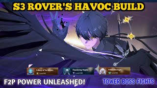 Main Character F2P Power Unleashed S3 Rover Build vs TOA Bosses Fights [upl. by Asiral363]