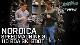 Winter Sports Market 2024 Reviews Nordica Speedmachine 3 110 BOA Ski Boot [upl. by Lough]