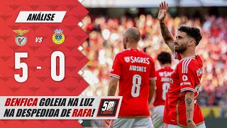 🔴 BENFICA 50 AROUCA 🟡 ANÁLISE Benfica regressa às vitórias com goleada na Luz [upl. by Venita916]