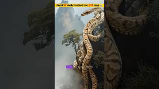 Brazil ka snake🐍island ☠️shorts viral sciencefacts [upl. by Eatnoled957]