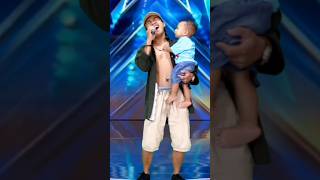 Adrians Amazing Voice And Strange Baby Join Singing Song Bed Of Roses [upl. by Rakel]