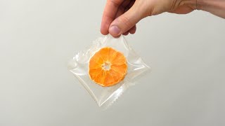 Homemade Bioplastic heatsealed packaging [upl. by Tebzil927]