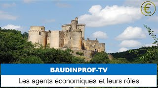 Les agents économiques et leurs rôles [upl. by Neuburger]