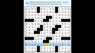 🤢 Sunday NYT Crossword 27OCT2024  SPOILERS [upl. by Hoashis996]