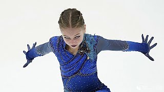 Alexandra Trusova  Grand Prix Final 201920  Free Program  Record  4 Flip [upl. by Euqinmod]